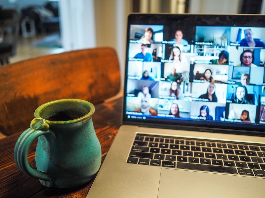 keep calm and video conference